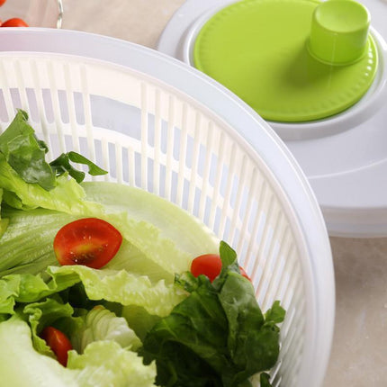 Large Salad Spinner 3L Vegetable Washer Dryer Bowl for Lettuce Spinach Broccoli.
