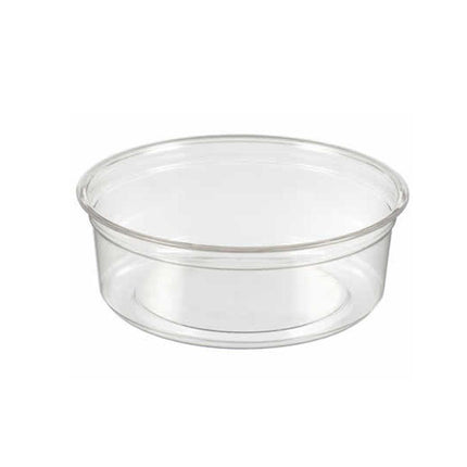 100PCS Transparent Packing Box Plastic Dessert Bowl Food Container - Lid.