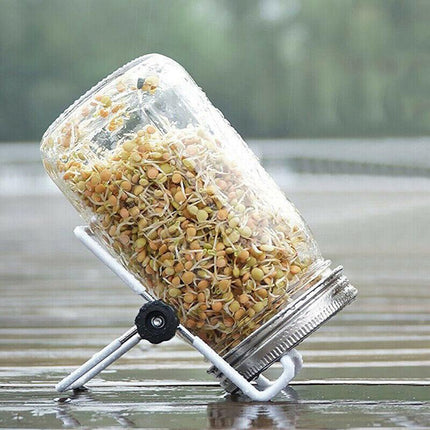 Seed Sprouting Lids Tools Strainer Screen Kits For Wide Mouth Mason Canning Jar - 1SET.