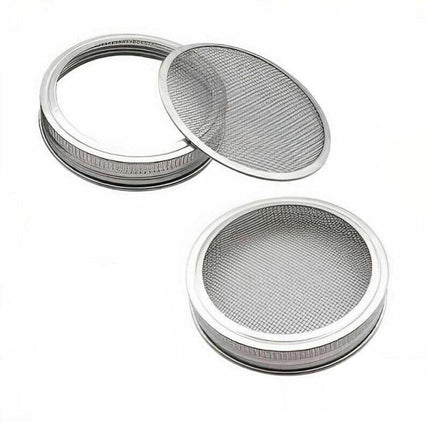 Seed Sprouting Lids Tools Strainer Screen Kits For Wide Mouth Mason Canning Jar - 1SET.