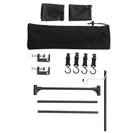 Outdoor Camping Hanging Rack Desktop Shelf Table Side Storage Camping Organizer.