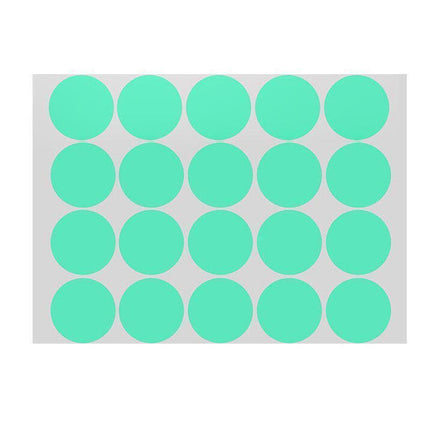 Green Assorted Sizes Colour Sticker Dots Adhesive Round Labels Circular Spot Scrapbook - 25mm*40 Dots.