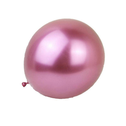 Metallic Latex Balloons 12 Inch Chrome Party Balloons for Birthday Wedding Decoration - Light Purple 50PCS.