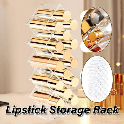 Fish Shaped Vertical Lipstick Storage Display Rack Cosmetic Organizer Holder Box.