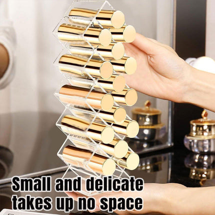 Fish Shaped Vertical Lipstick Storage Display Rack Cosmetic Organizer Holder Box.