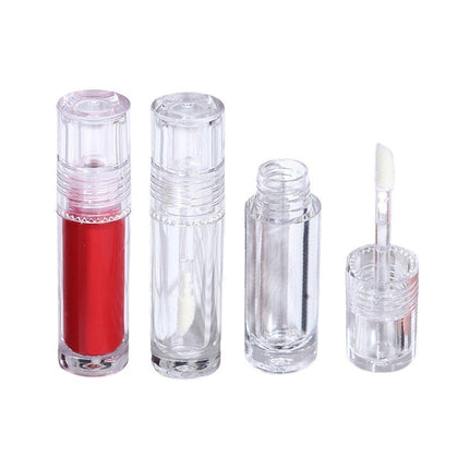 10pcs 3ml Transparent Lip Gloss Tubes Small Capacity Lip Glaze Containers.