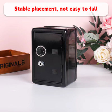 Piggy Bank Safe Cash Register Box Small Household Money Storage Safe.