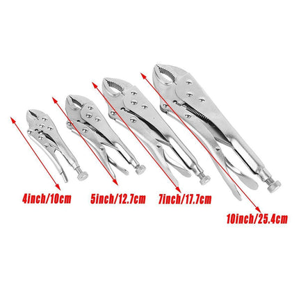 Multi-functional C-type Pliers Strong Manual Grip Round Mouth Clamping Tool - 7inch.