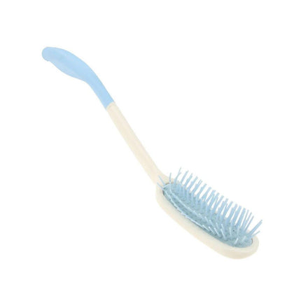 Extra Long Handle Comb Teeth and Brush for Elderly Easy Grip Hair Care Tool.