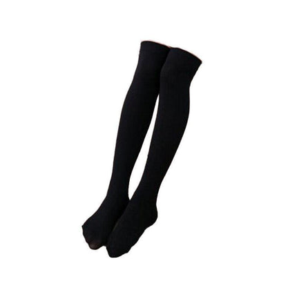 Womens Girls Long Socks Over Knee Thigh High Stockings Hosiery Tights Pantyhose - Pink.