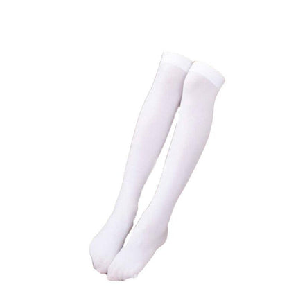 Womens Girls Long Socks Over Knee Thigh High Stockings Hosiery Tights Pantyhose - Pink.