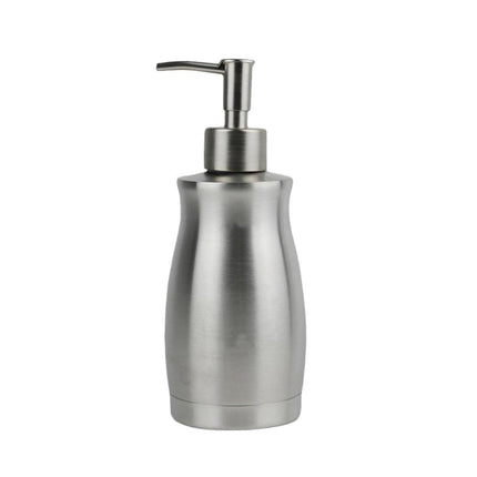 304 Household Stainless Steel Liquid Soap Lotion Shampoo Dispenser Bottle 400ML.