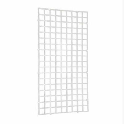 8Pcs Plastic Fish Grid Divider Durable  Holder Fish Tank Tray Egg Crate Aquarium - White.