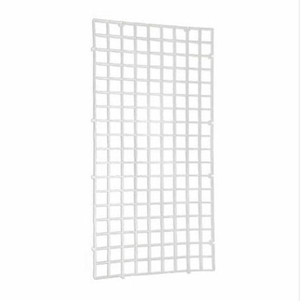 8Pcs Plastic Fish Grid Divider Durable  Holder Fish Tank Tray Egg Crate Aquarium - White.