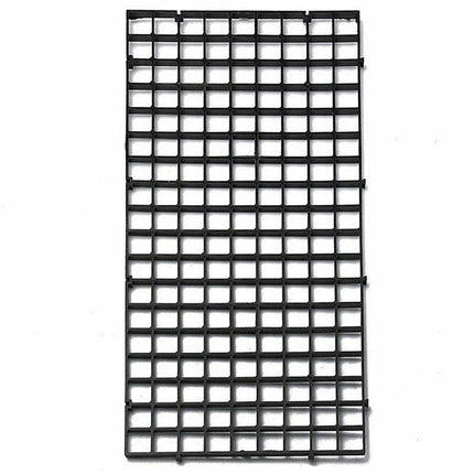8Pcs Plastic Fish Grid Divider Durable  Holder Fish Tank Tray Egg Crate Aquarium - White.