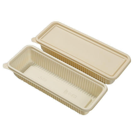 Biodegradable Corn Starch Meal Prep Containers Lids Durable Multi Compartment - C2A.