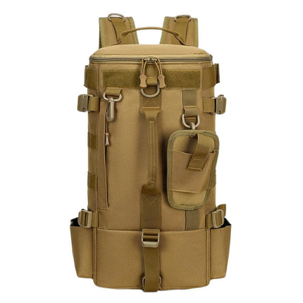 Waterproof Fishing Tackle Bag Large Capacity Multi Functional Shoulder Storage - Black.