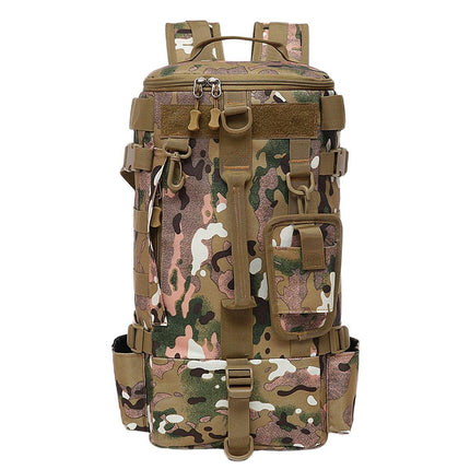 Waterproof Fishing Tackle Bag Large Capacity Multi Functional Shoulder Storage - Black.