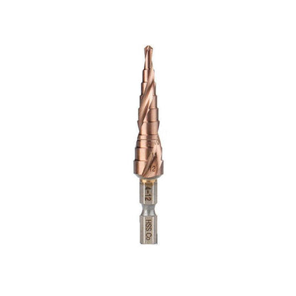 Hss M35 Cobalt Steel Step Cone Drill Bit Hole Saw Cutter 4-12/20/32Mm 5-21/27Mm - M35 Co 4-12mm.