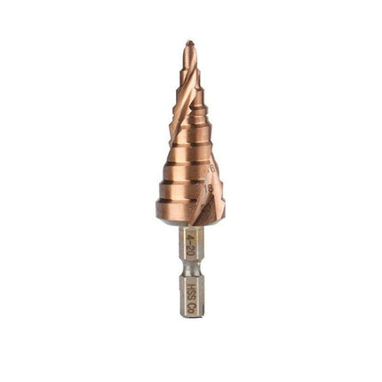Hss M35 Cobalt Steel Step Cone Drill Bit Hole Saw Cutter 4-12/20/32Mm 5-21/27Mm - M35 Co 4-12mm.