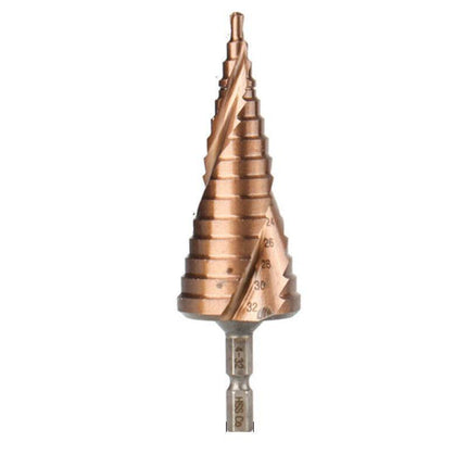 Hss M35 Cobalt Steel Step Cone Drill Bit Hole Saw Cutter 4-12/20/32Mm 5-21/27Mm - M35 Co 4-12mm.