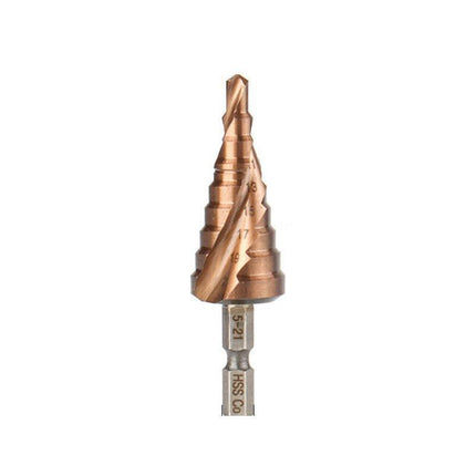 Hss M35 Cobalt Steel Step Cone Drill Bit Hole Saw Cutter 4-12/20/32Mm 5-21/27Mm - M35 Co 4-12mm.