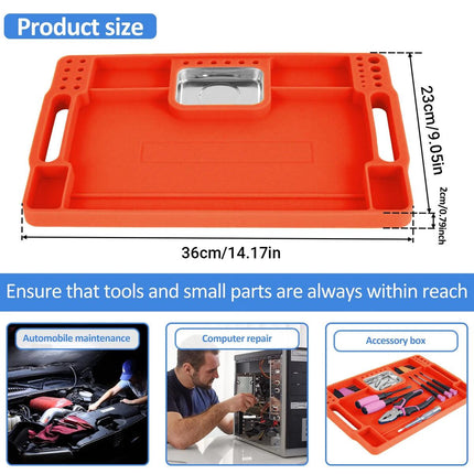Silicone Tool Tray Silicone Tool Part Tray Organizer Workshop Garage Accessories.