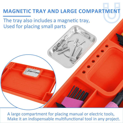 Silicone Tool Tray Silicone Tool Part Tray Organizer Workshop Garage Accessories.