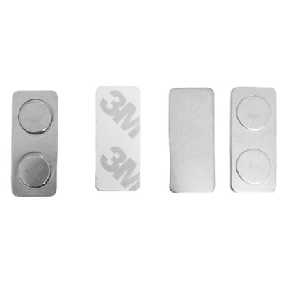 10x Magnetic Name Badge Tag Fastener Attachment Self Adhesive Strong Magnet NEW.