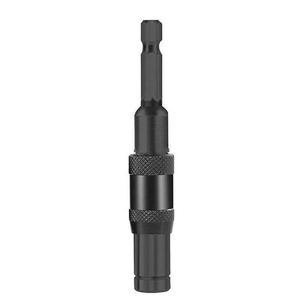 Pivoting Screwdriver Bit Holder Swivel Drill Adapter Tool for Impact Driver - Silver.