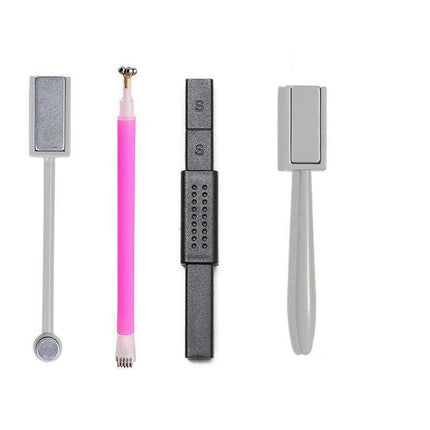 Nail Art Cat Eye Effect Stick for UV Gel Polish Design Tool for Manicure Styling Use - 1PC Double-Use.