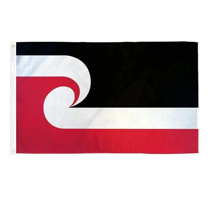 Large Maori Flag 90x150cm Tino Rangatiratanga NZ Flag Outdoor Polyester.