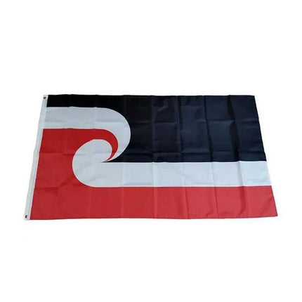 Large Maori Flag 90x150cm Tino Rangatiratanga NZ Flag Outdoor Polyester.