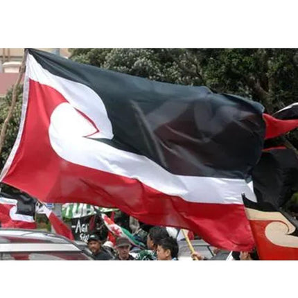 Large Maori Flag 90x150cm Tino Rangatiratanga NZ Flag Outdoor Polyester.