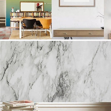 10M Marble Self-Adhesive PVC Wall Sticker Wallpaper Decor - Gravel-C.