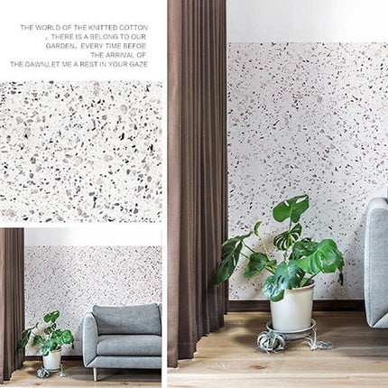 10M Marble Self-Adhesive PVC Wall Sticker Wallpaper Decor - Gravel-C.