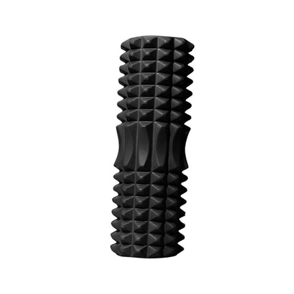 High Density EVA Foam Roller Yoga Massage Stick for Fitness - Wolf Tooth Style Blue-45cm.
