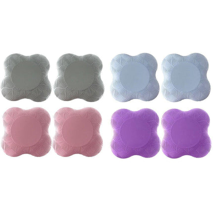 2pcs Thick Yoga Kneeling Mat Knee Cushion for Elbow Support Gym Workout Pad - Pink.