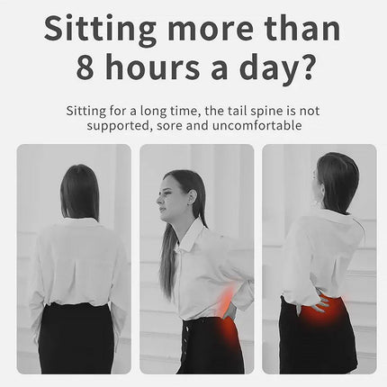 Office Chair Seat Cushion for Sedentary Support Comfort Pillow Pad Home Use - Blue.