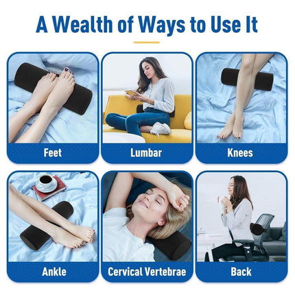 Adjustable Multi-functional Lumbar Support Pillow Small Cylindrical Back Cushion.