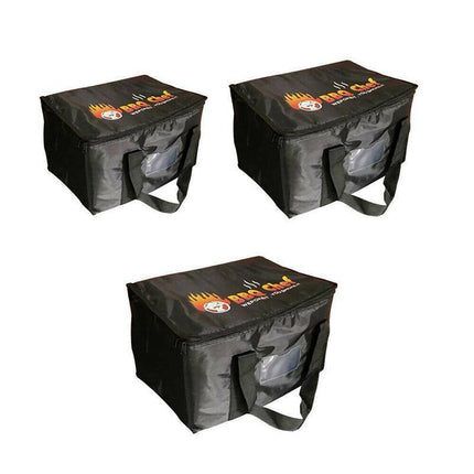 Insulated Food Delivery Bag Thermal Pizza Takeaway Cooler Storage 16L 28L 50L - 16L-28x19x20cm.