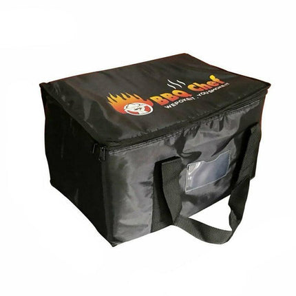Insulated Food Delivery Bag Thermal Pizza Takeaway Cooler Storage 16L 28L 50L - 16L-28x19x20cm.
