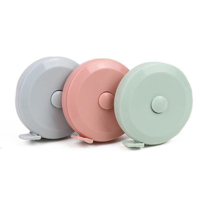 Retractable Tailor Tape Measure 150cm Soft Body Measuring Sewing Ruler - Pink.