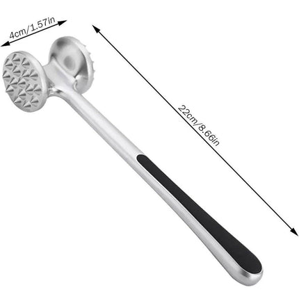 Meat Hammer Kitchen Tenderizing Beating Tool Double Sided Loose Meat Hammer.