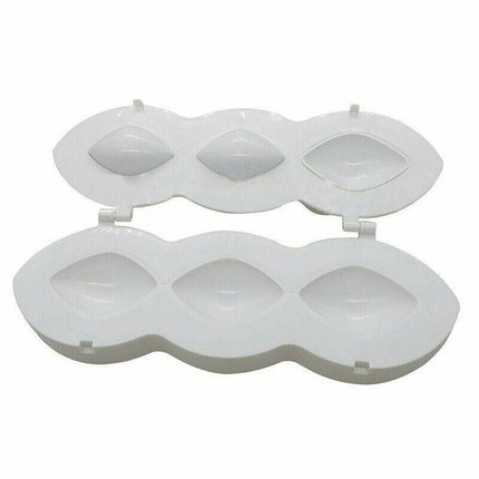 Meatball Maker Manual Meatloaf Mold Kibbeh Maker Press Minced Processor Tool - 9 Holes Clear.