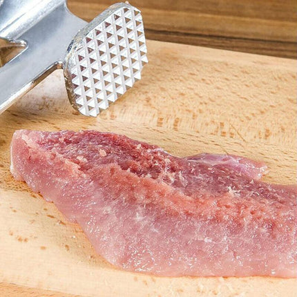 Aluminium Meat Tenderizer Hammer Tool for Steak Chicken Beef 19x4.5cm.