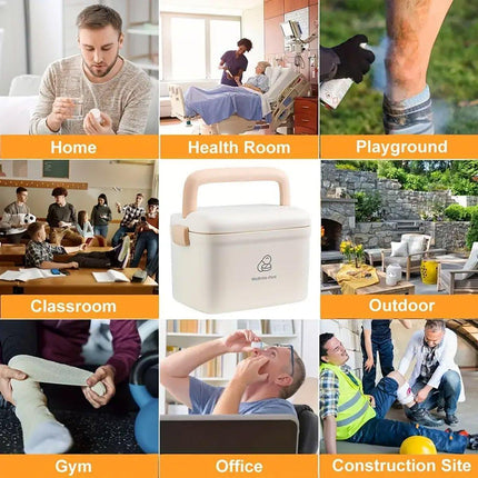 Medicine Cabinet Household Organizer Storage Emergency First Aid Kit Organizer.