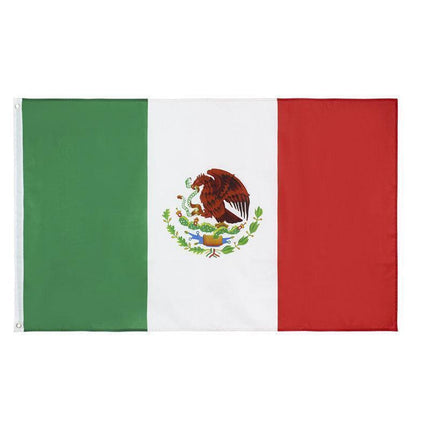 Large Mexico Mexican Flag Heavy Duty Outdoor Mx 90X150Cm - 3X5Ft.