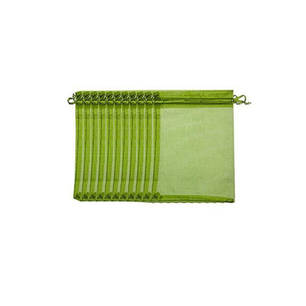 50/100PCS Garden Fruit Protection Net Bags Insect Proof Drawstring Mesh Organza - 50Pcs 20x30cm.