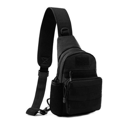 Man Shoulder Backpack Chest Bag Small Sling Cross Body Satchel Bag Outdoor - Camouflage.